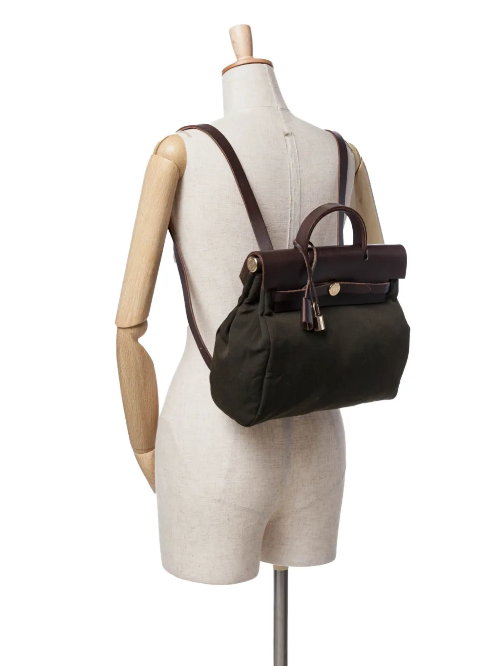 Hermès Pre-Owned 2003 Toile Herbag GM backpack | Pre-Owned | Image 2