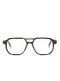 GIGI STUDIOS oversize-frame glasses - Brown
