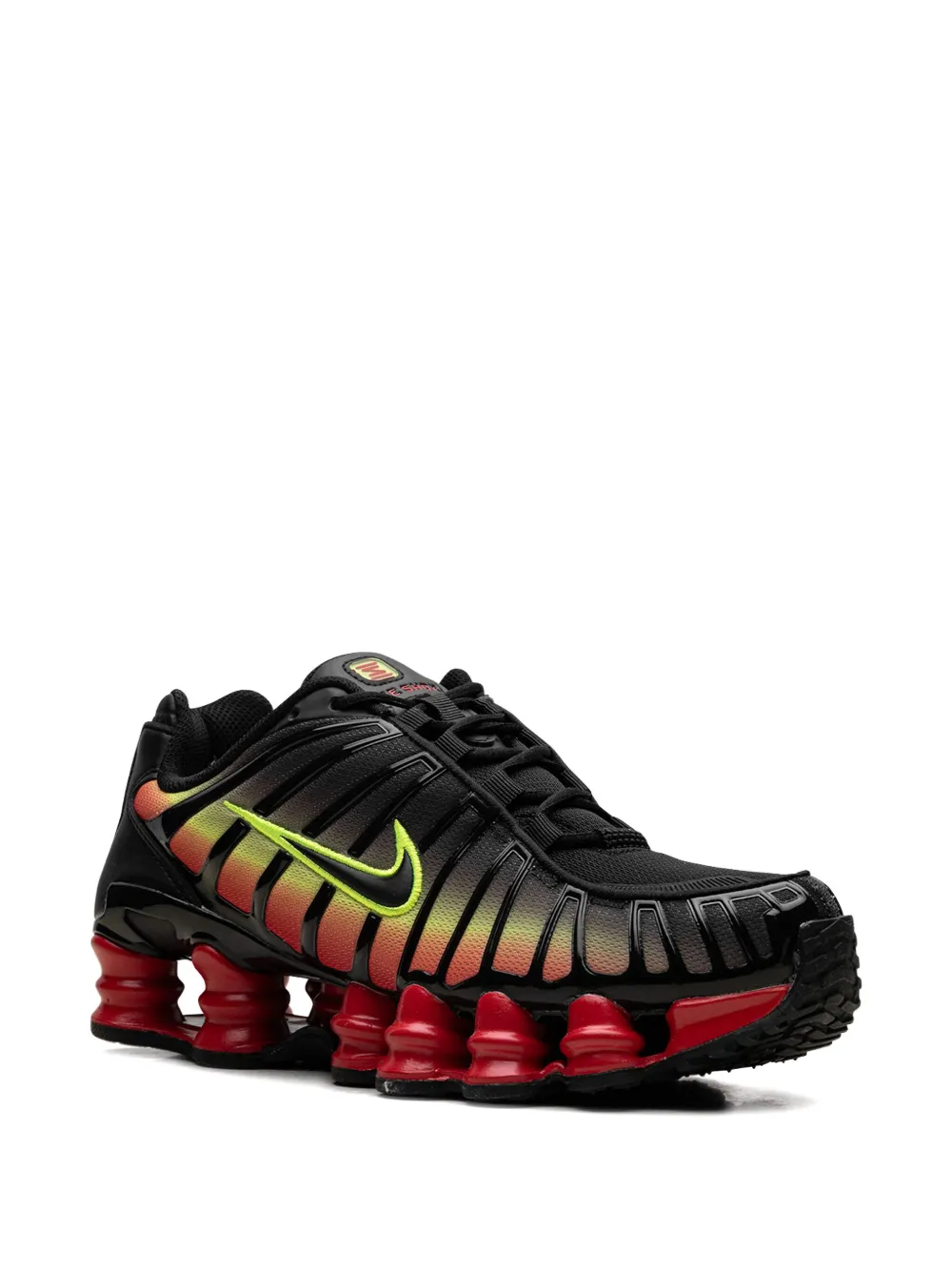Nike Shox TL Volt Fire Red sneakers - Zwart