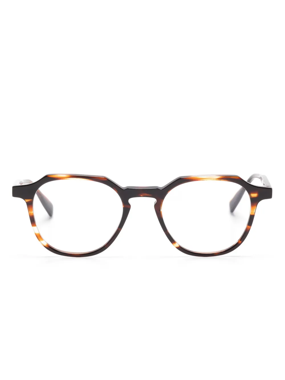 GIGI STUDIOS round-frame glasses | Brown | Image 1