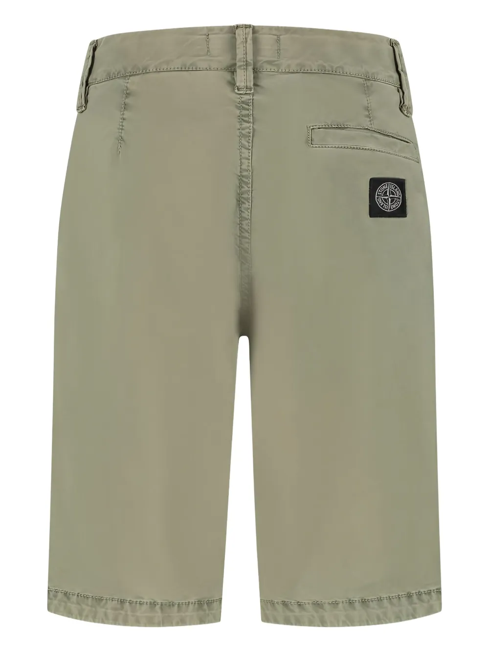 Stone Island Junior Gabardine shorts Groen