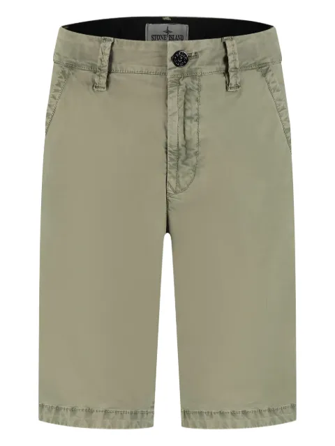 Stone Island Junior gabardine shorts