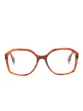 GIGI STUDIOS geometric-frame glasses - Brown