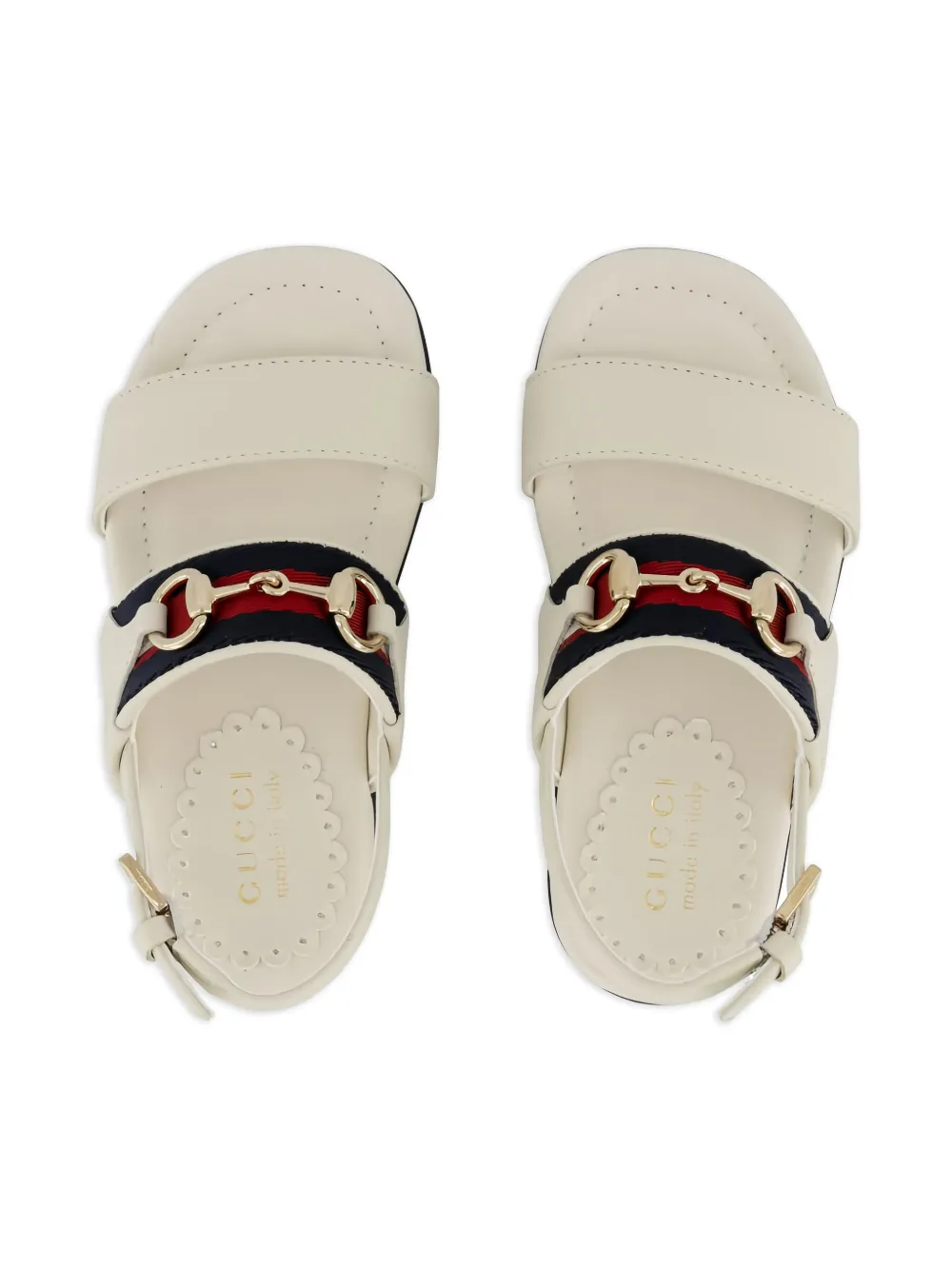 Gucci Kids Web-stripe sandals | Open Toe Sandals | Image 2