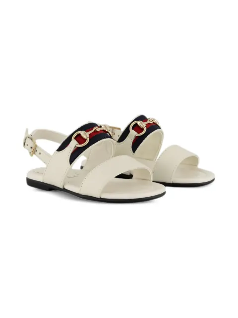 Gucci Kids sandalias con detalle Web