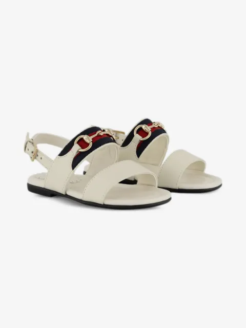 Gucci Kids Web-stripe sandals