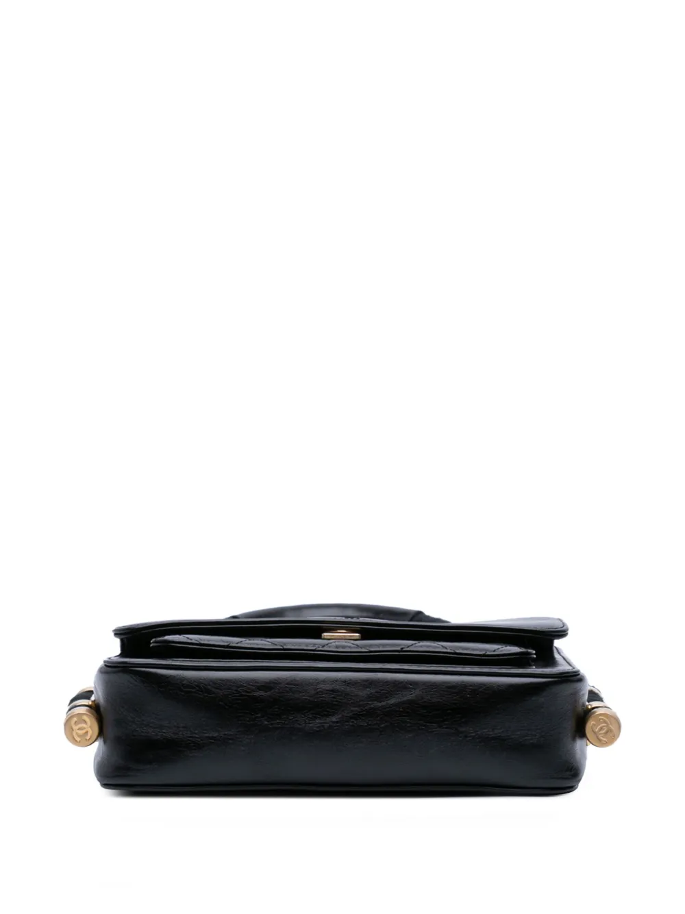 Pre-owned Chanel 2019 Crumpled Calfskin En Vogue Rope Flap Satchel