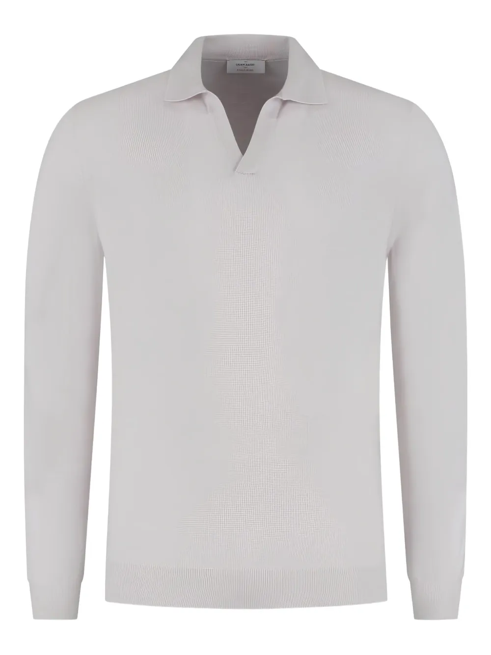 long-sleeve polo shirt
