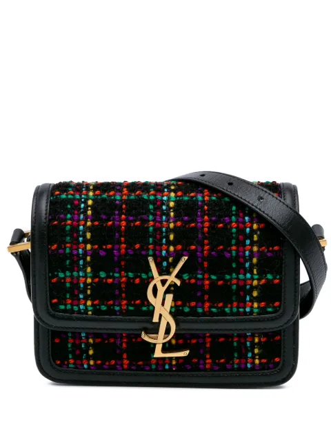 Saint Laurent Pre-Owned 2021 Small Tweed Solferino crossbody bag