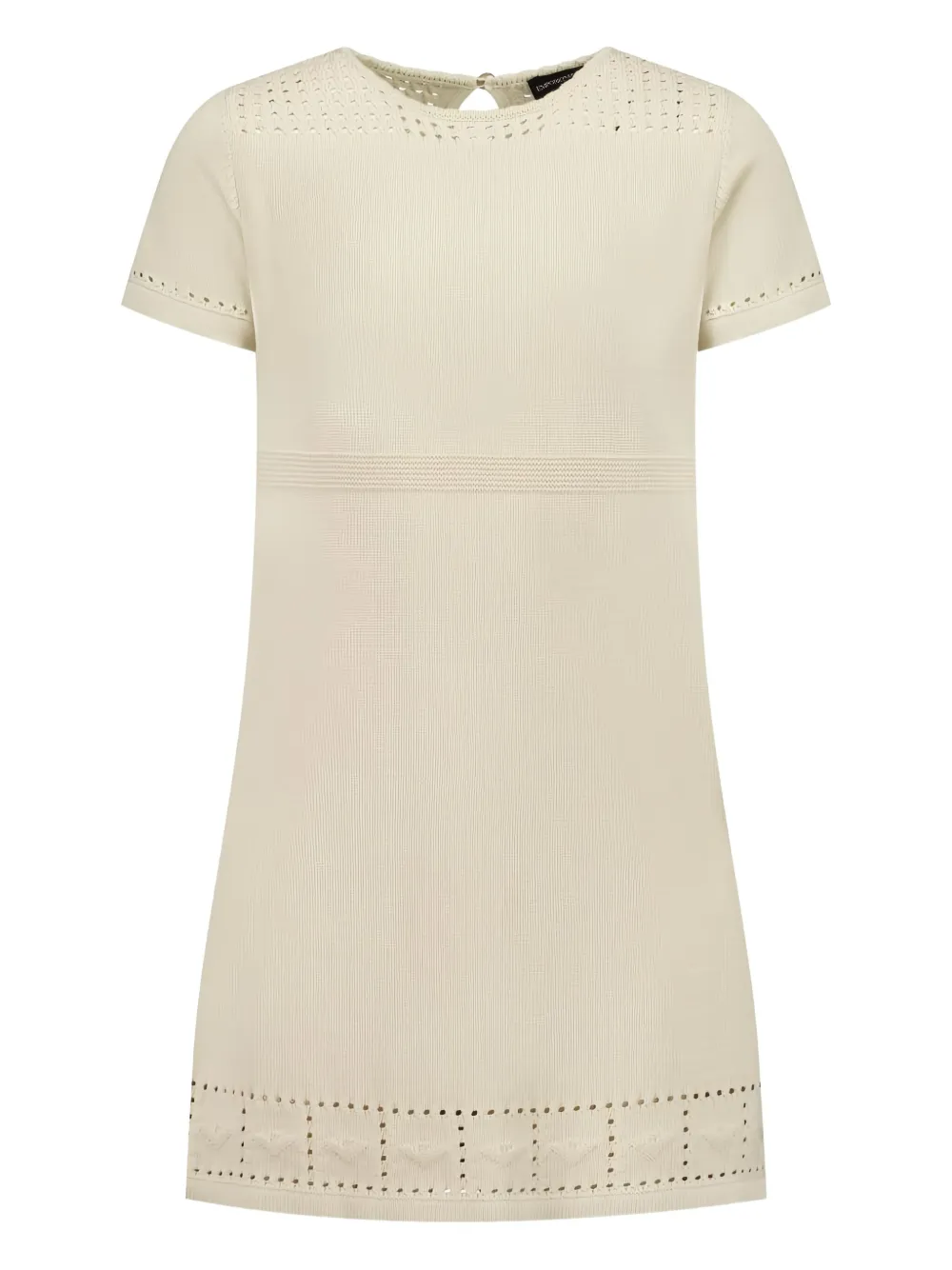 Emporio Ar i Kids Jurk met korte mouwen Beige