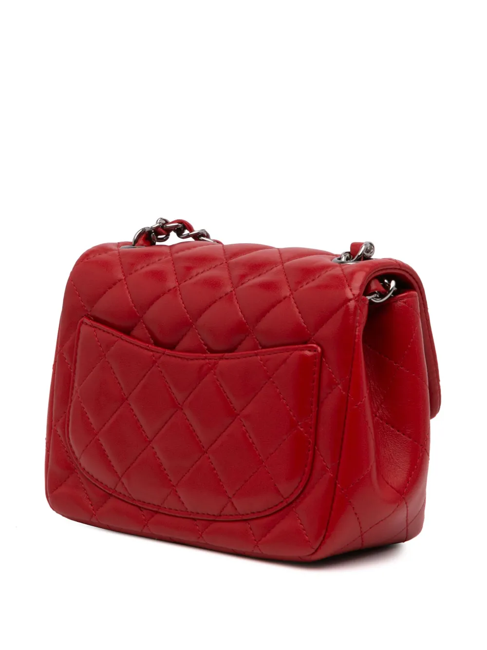 CHANEL Pre-Owned 2014-2015 Mini Square Classic Lambskin Single Flap crossbody bag | Pre-Owned | Image 2
