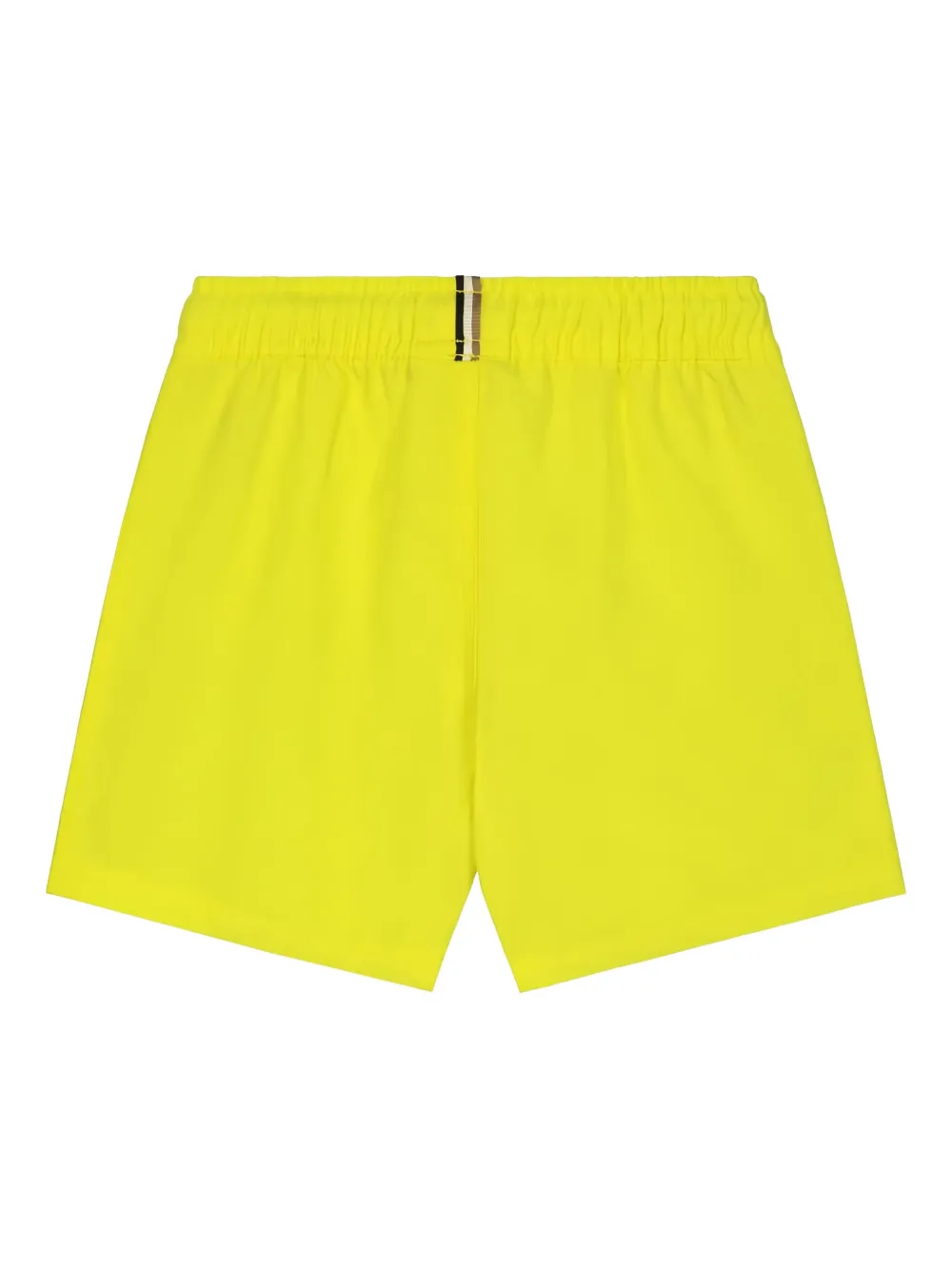 BOSS Kidswear Shorts met logo Geel