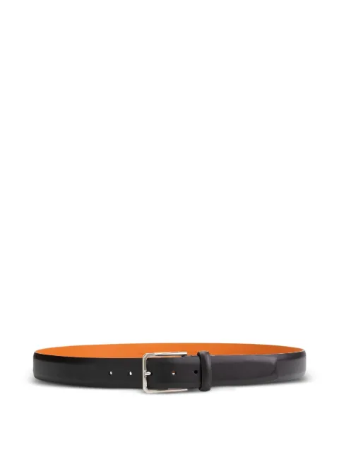 Santoni leather belt