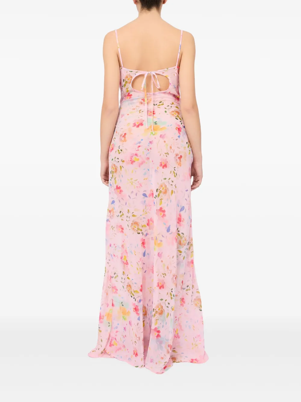 Mar De Margaritas Delicate Floral Maxi Dress