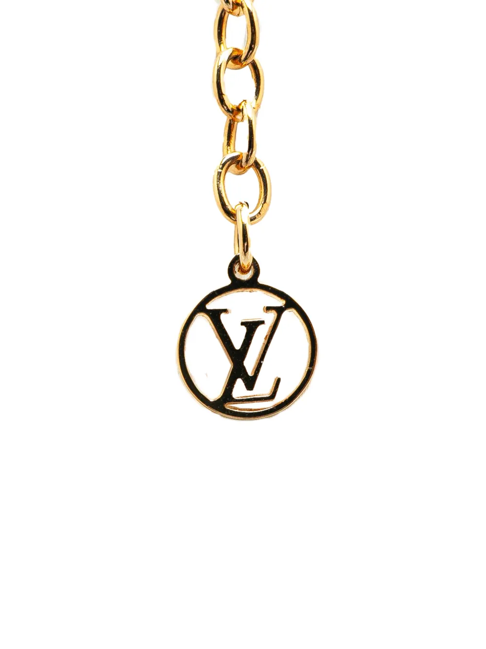 Louis Vuitton Pre-Owned collier en plaqué or à pendentif LV and Me Letter W (2015) | Image 2