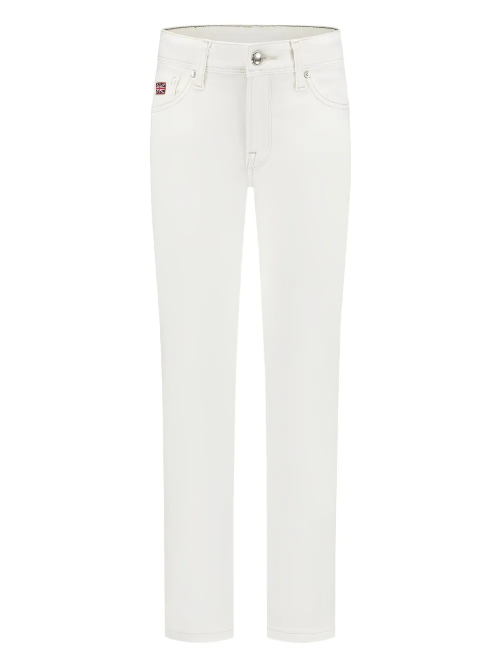 Hackett Kids Jeans met logopatch Wit