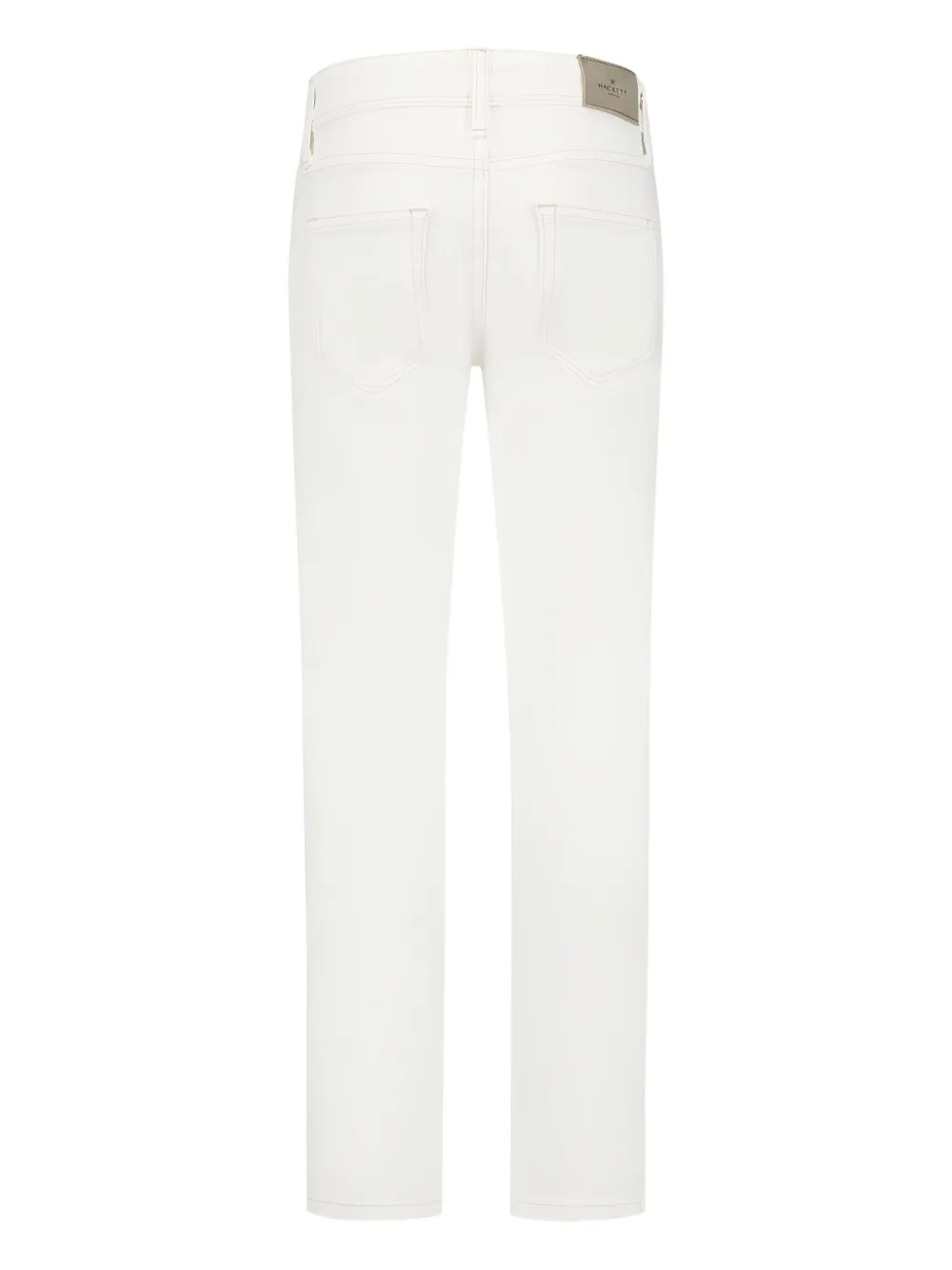 Hackett Kids Jeans met logopatch Wit