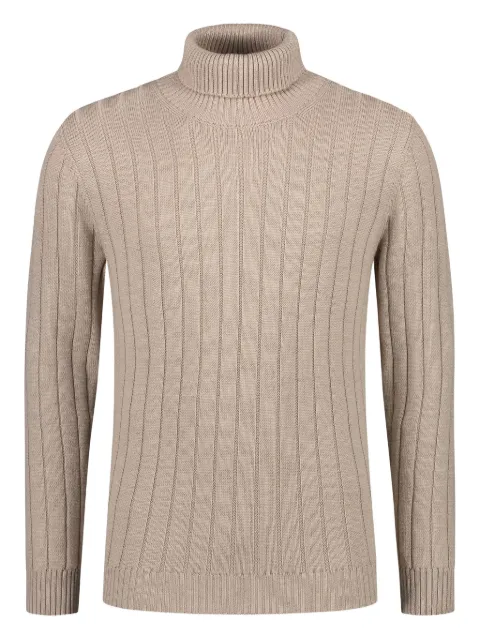 Luigi Borrelli ribbed roll-neck sweater
