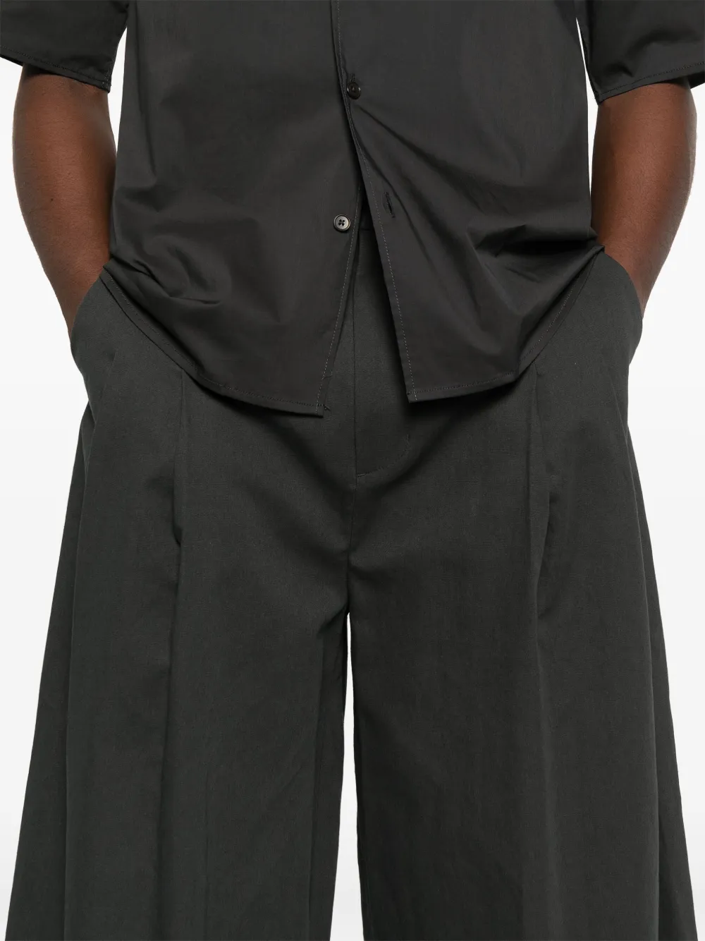 cropped trousers