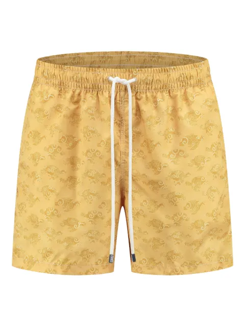 FEDELI Kids abstract-print swim shorts