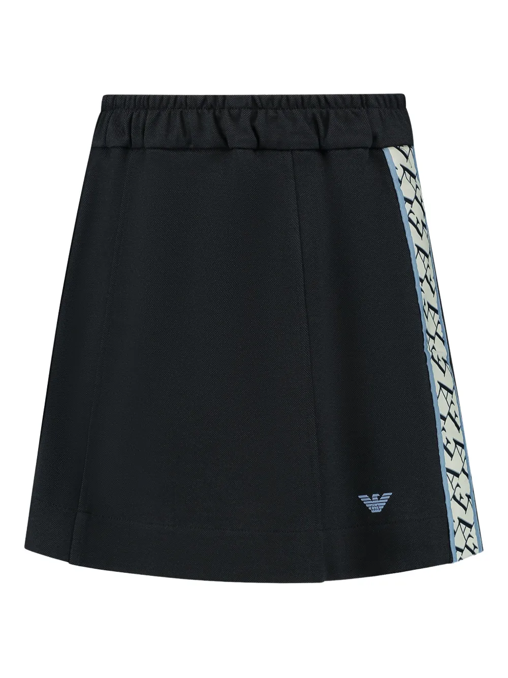 Shop Emporio Armani Logo Skirt