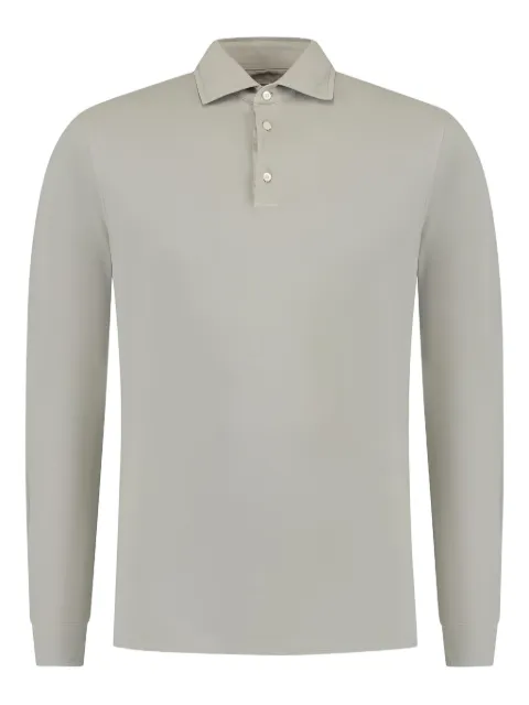 Doriani Cashmere long-sleeved polo shirt