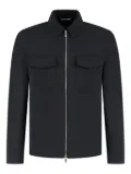 Marco Pescarolo zip-up overshirt - Blue