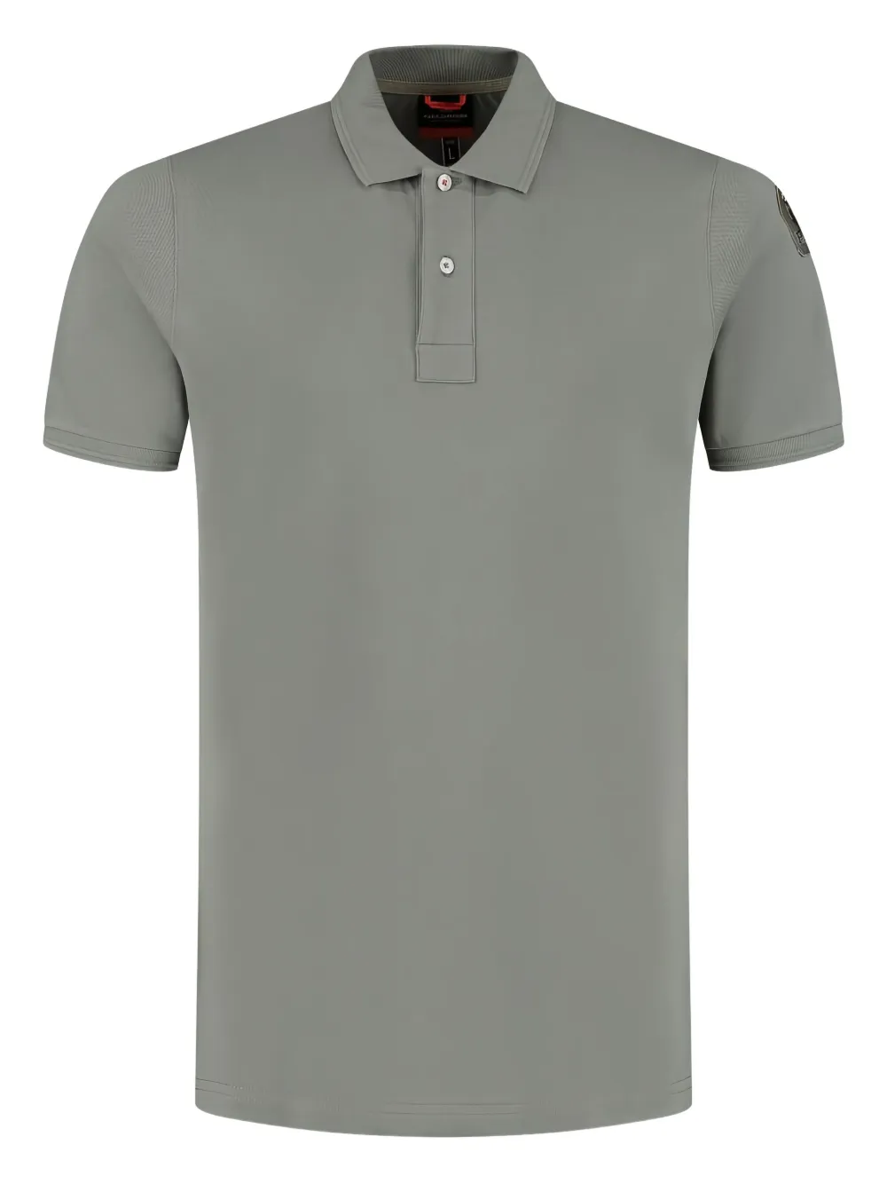 logo-patch polo shirt
