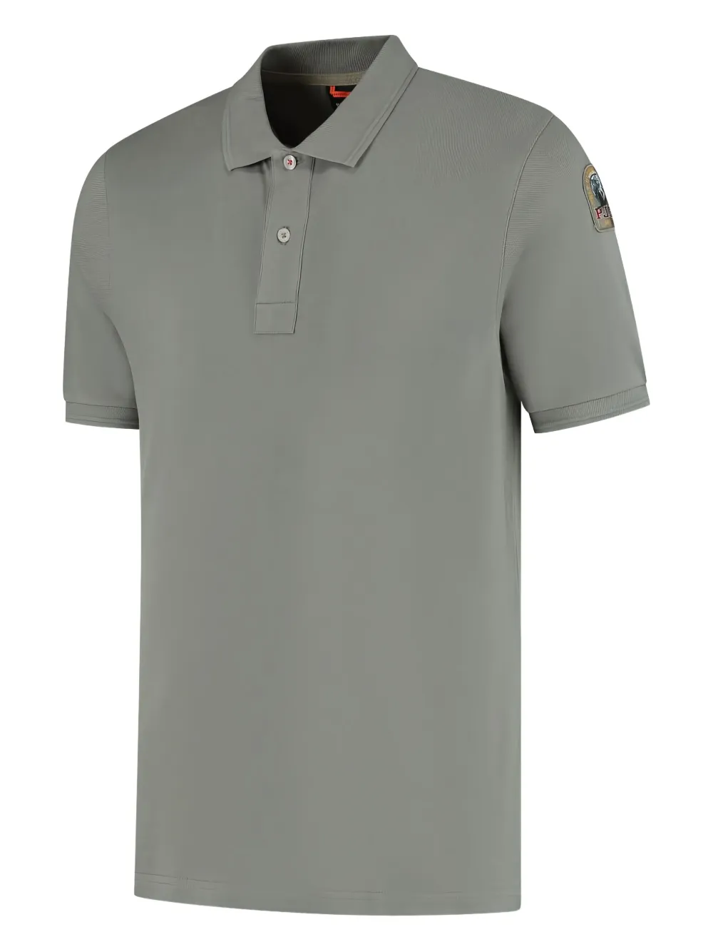 Parajumpers logo-patch polo shirt - Grijs