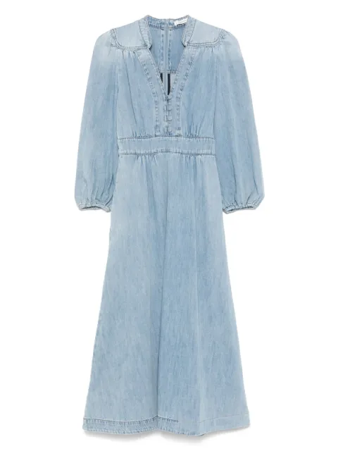 ZIMMERMANN V-neck denim dress