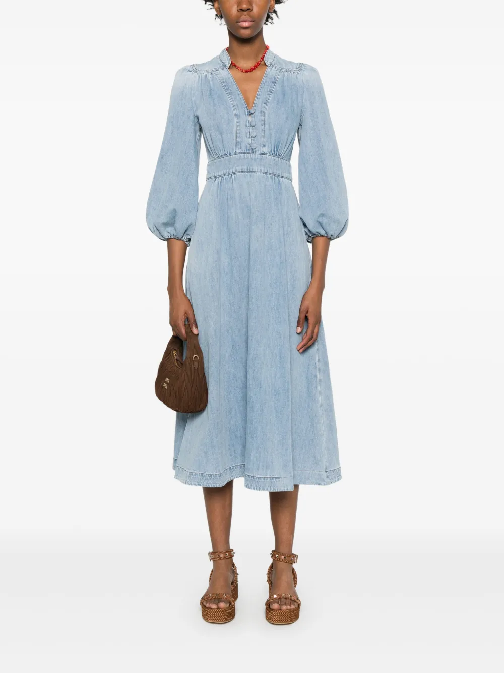 ZIMMERMANN Denim jurk - Blauw