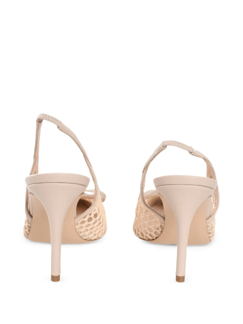 Andrea Wazen 85 mm pumps met strik Beige