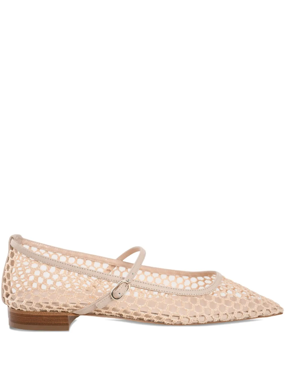 Andrea Wazen Ballerina's met bandje Beige