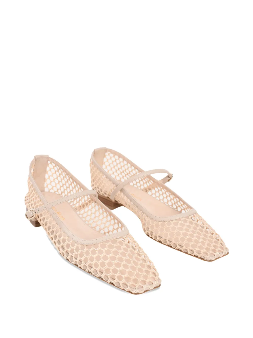 Andrea Wazen Ballerina's met bandje Beige