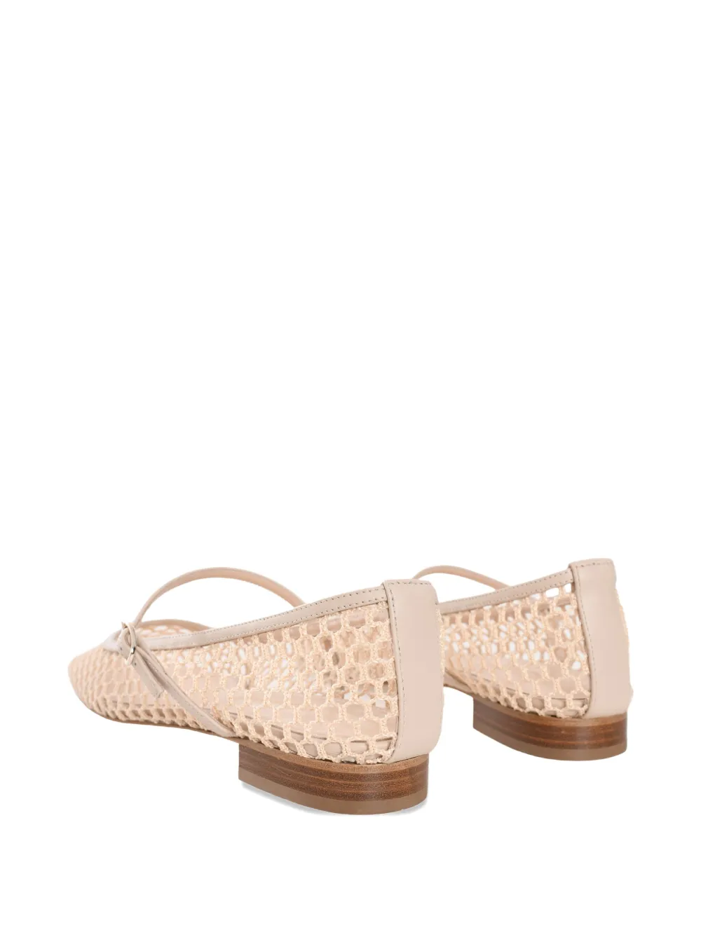 Andrea Wazen Ballerina's met bandje Beige