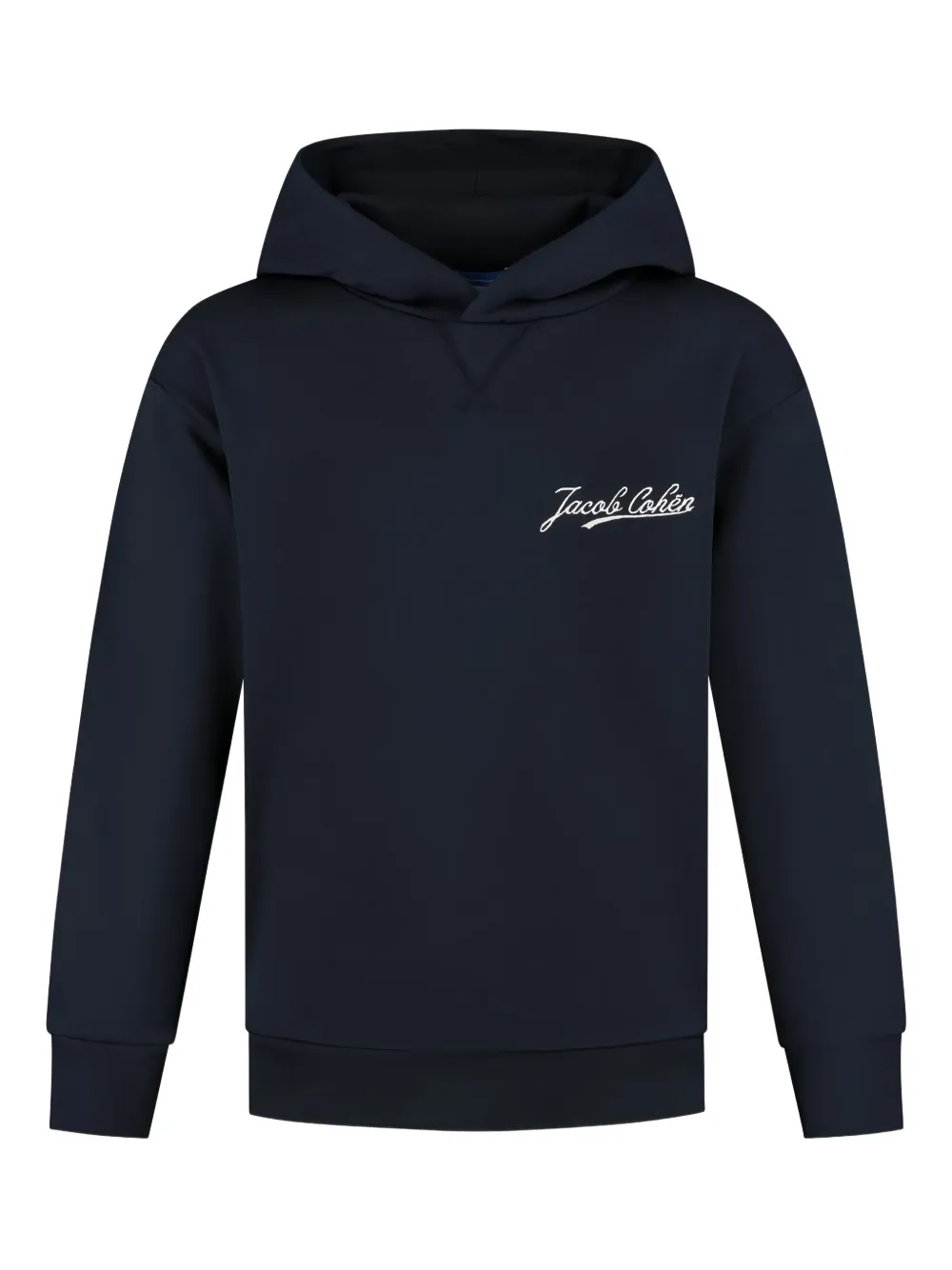 Jacob Cohën logo-embroidered hoodie | Blue | Image 1