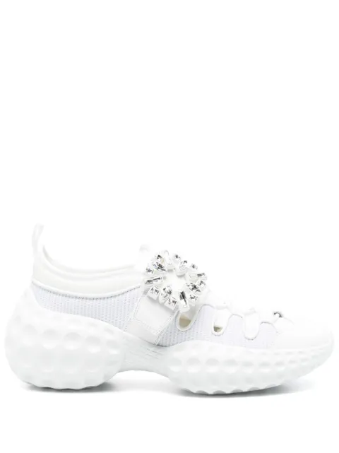 Roger Vivier Viv high-top leather sneakers