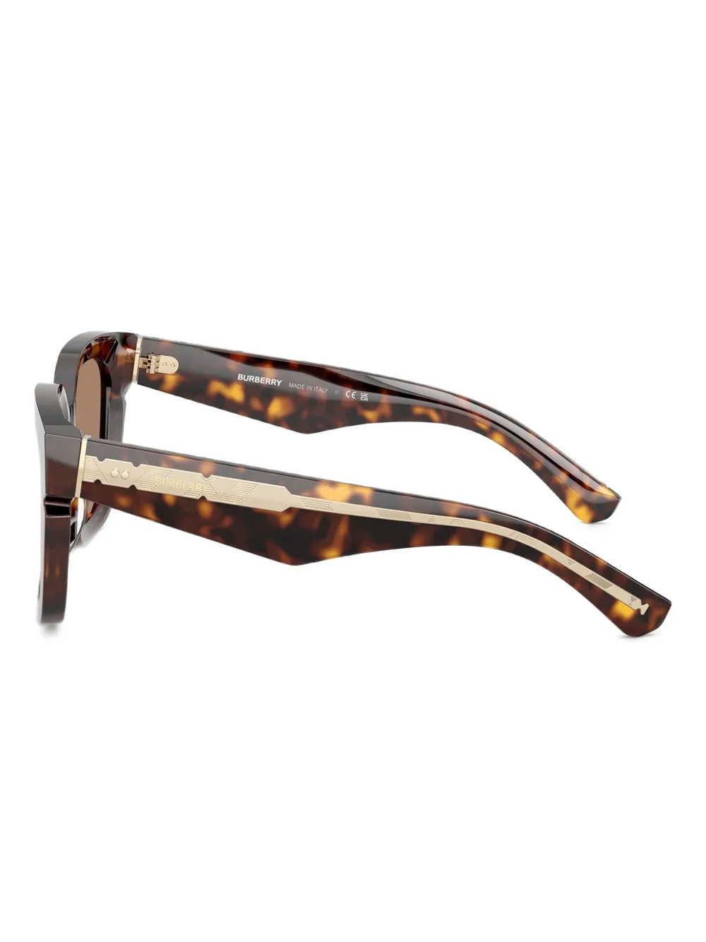 Burberry Eyewear Zonnebril met vierkant Bruin