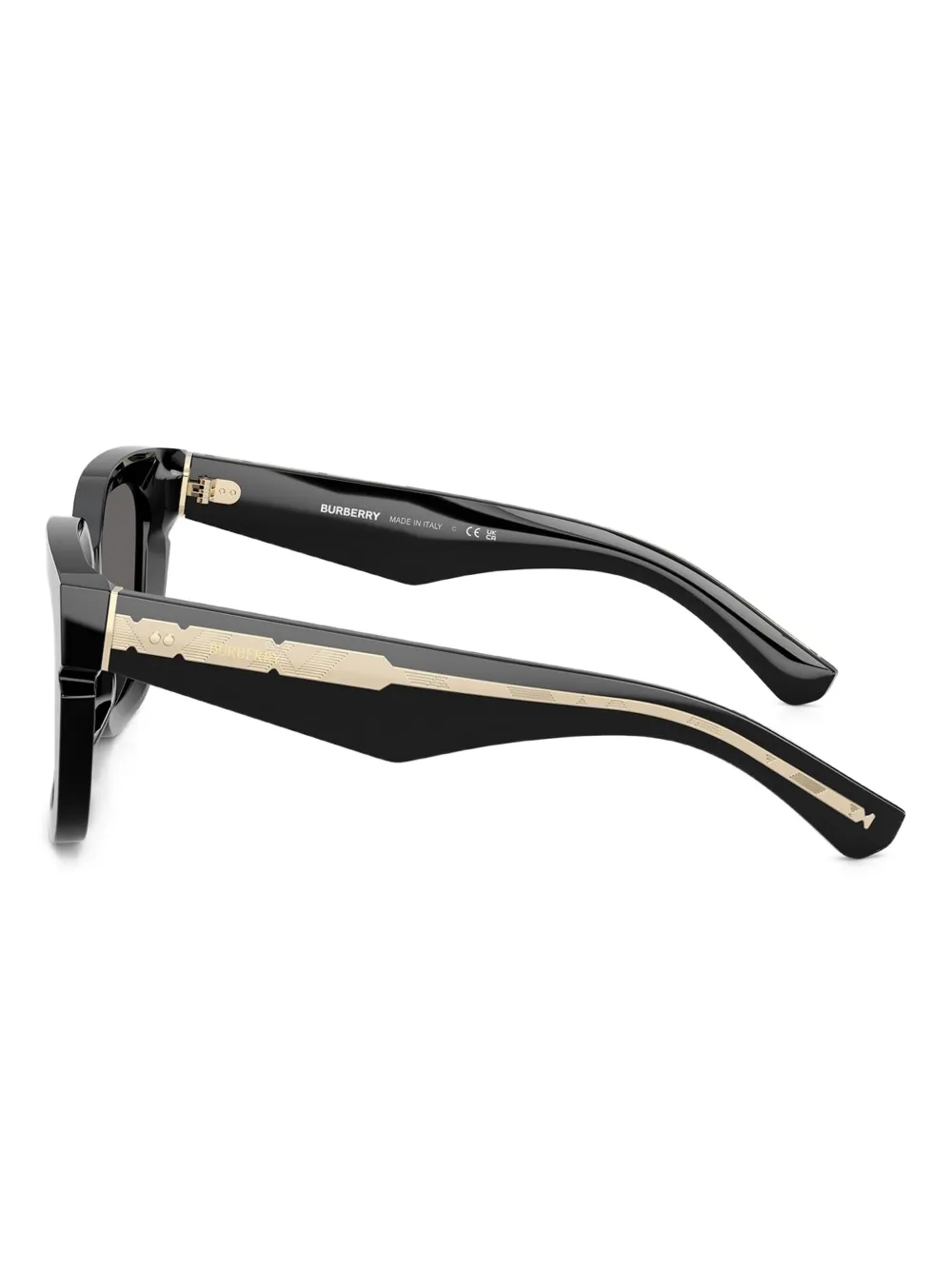 Burberry Eyewear Zonnebril met vierkant montuur Zwart