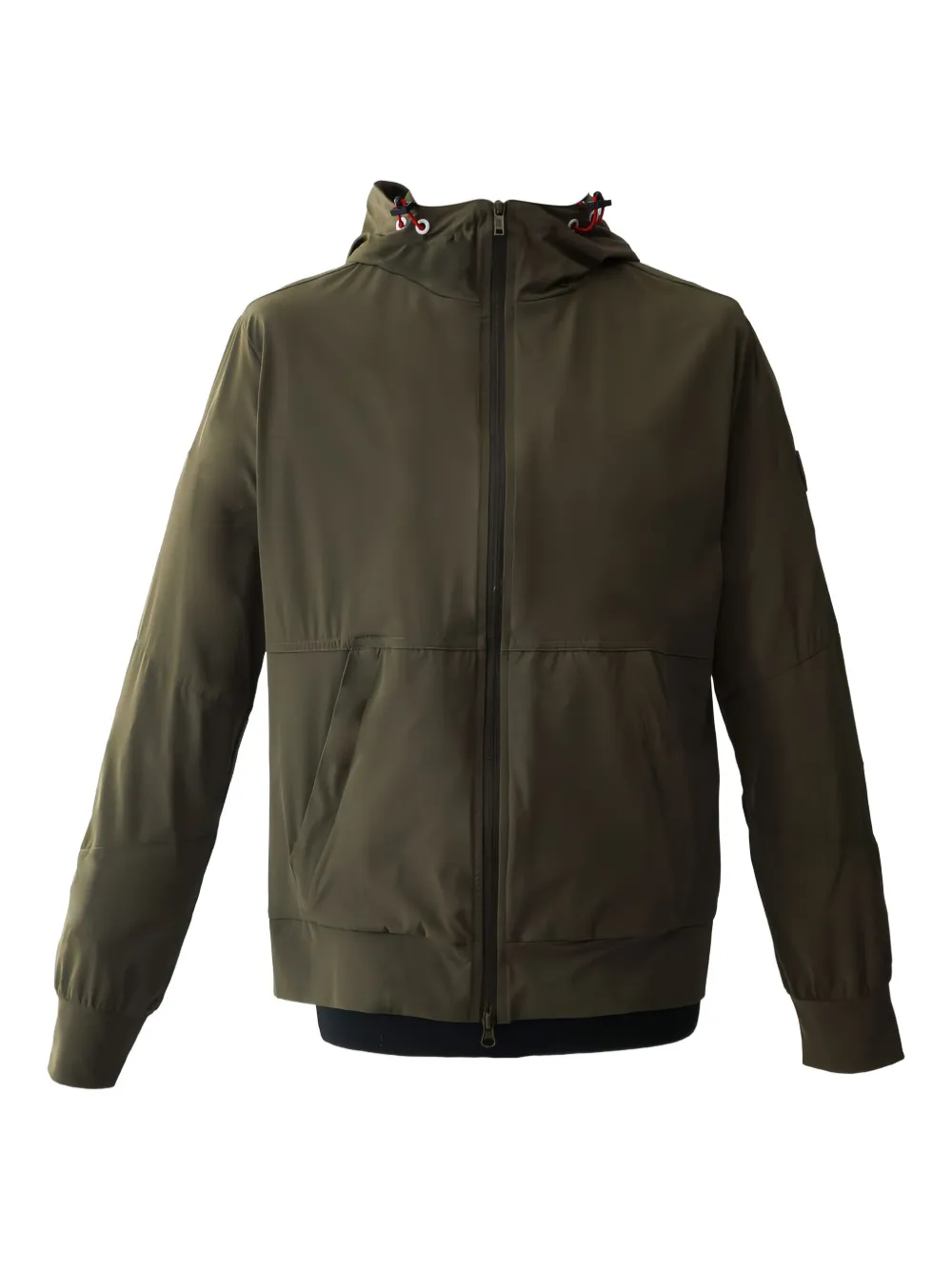 CONTE OF FLORENCE hooded zip-front jacket - ブラウン CONTE OF FLORENCE hooded zip-front jacket - ブラウン