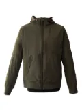CONTE OF FLORENCE hooded zip-front jacket - Brown