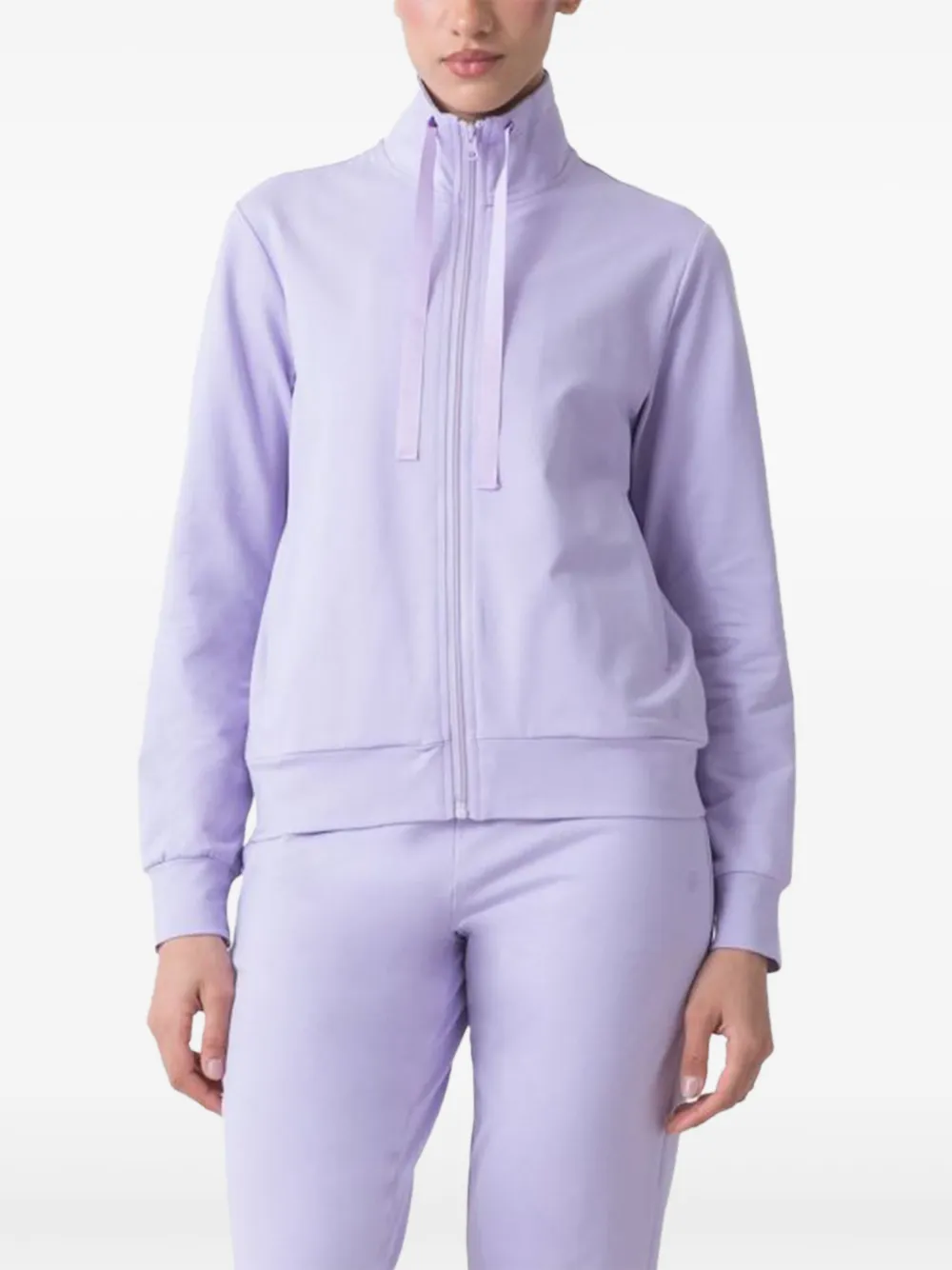 DI SIONE DANZA drawstring zip-up sweatshirt Wit