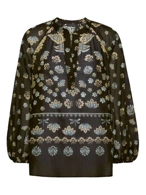 ELENA MIRO` floral-print blouse