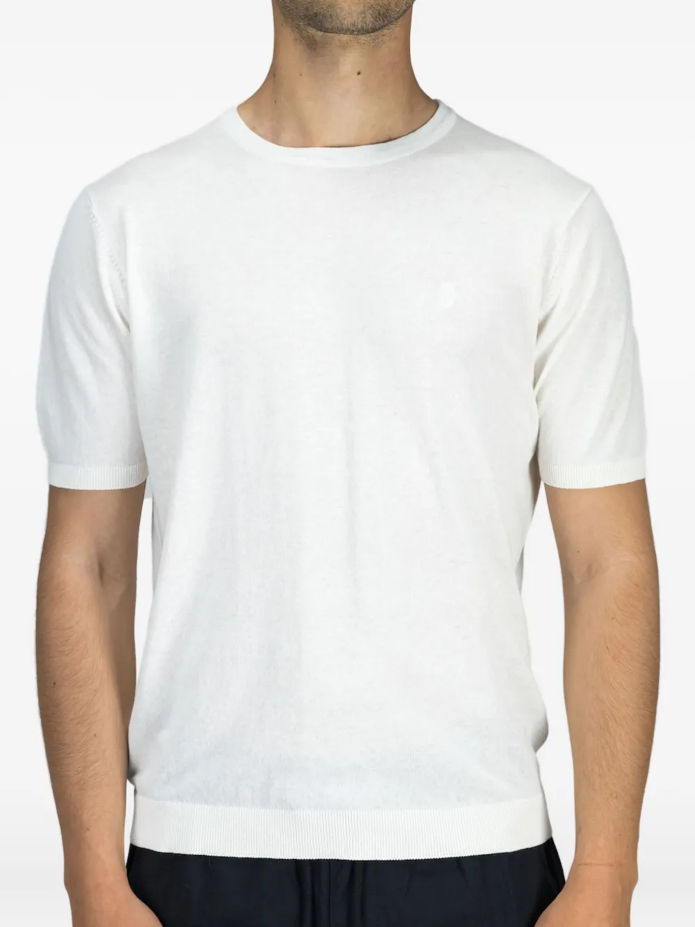 CONTE OF FLORENCE short-sleeve crew-neck T-shirt | White | Image 1