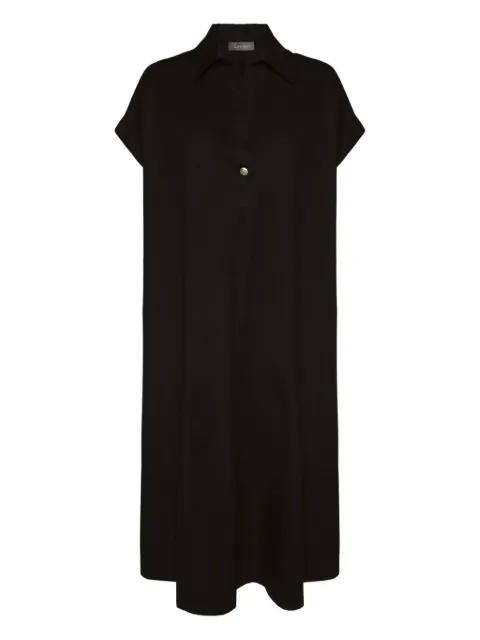 ELENA MIRO` poplin midi dress