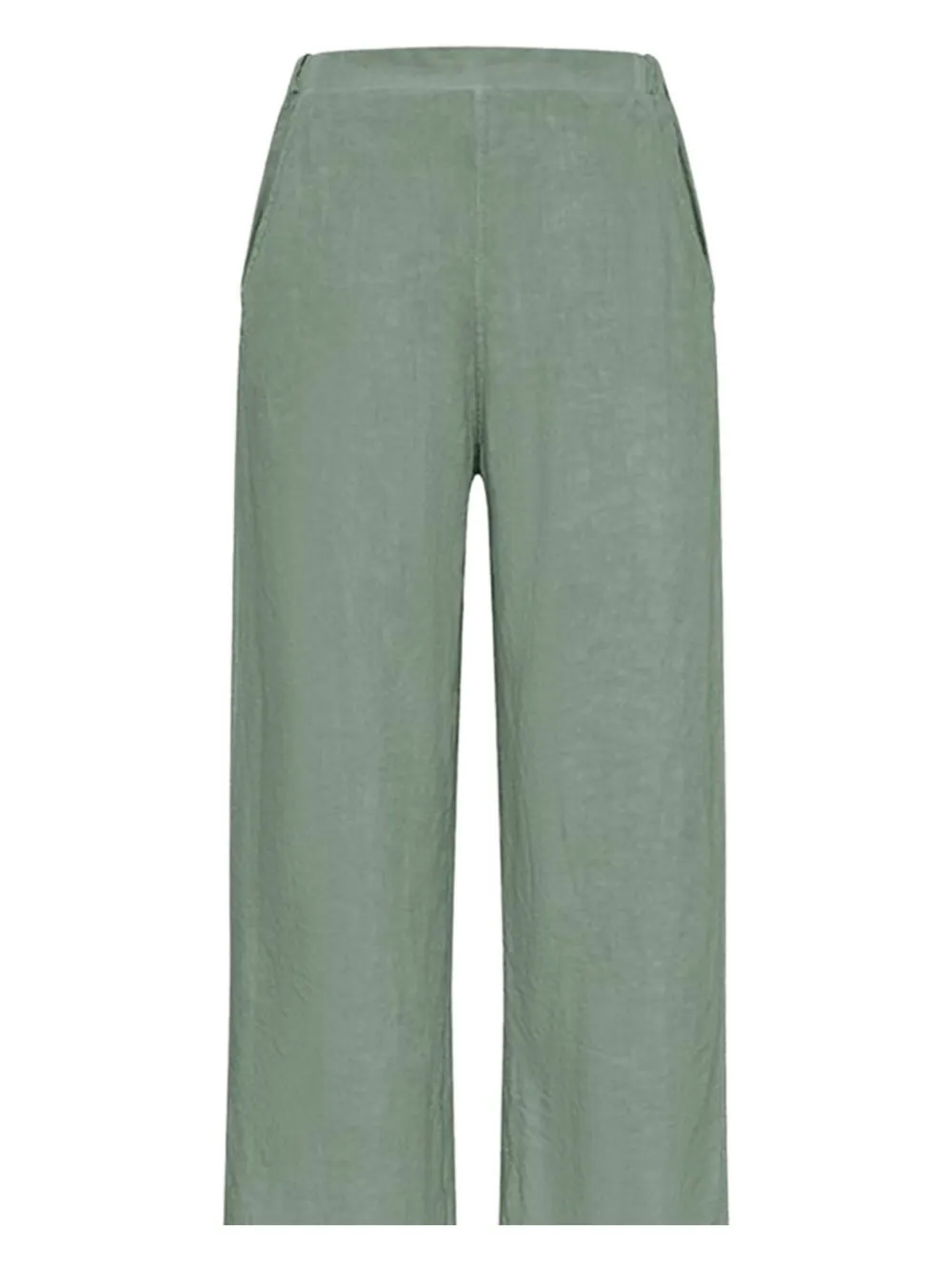 DEHA belt-loops trousers - Groen