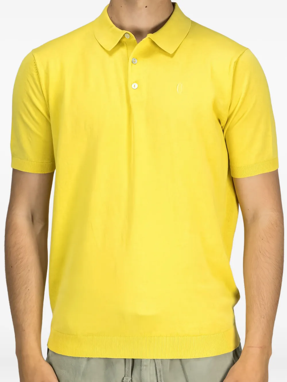 CONTE OF FLORENCE short-sleeve polo shirt | Yellow | Image 1