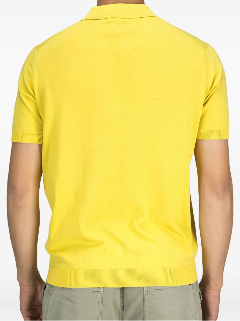 CONTE OF FLORENCE short-sleeve polo shirt - Geel