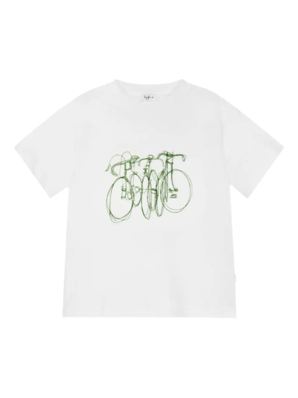 Il Gufo bicycle-print T-shirt Wit