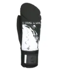 LEVEL KIDS graphic-print gloves - Black